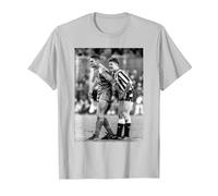 Vinnie Jones Grabbing Gazza Gascoigne Football Newcastle Utd T-Shirt, Men, Silver Grey, Medium