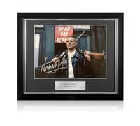 Vinnie Jones Signed Lock, Stock & Two Smoking Barrels Photo. Deluxe Frame