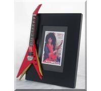 VINNIE VINCENT Miniature Guitar Photo Frame KISS