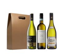 Vino Coco "3 Favourite Whites" White Wine Gift Set | 3 x 750ml Bottles in a Gold Presentation Box | Sauvignon Blanc, Pinot Grigio & Chardonnay - Averages 12.7% ABV