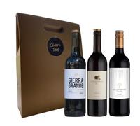 Vino Coco "Cheers Dad" Red Wine Gift Set for Dads | "3 Favourite Reds" | 3 x 750ml Bottles | Malbec, Merlot and Shiraz - Averages 13.5% ABV