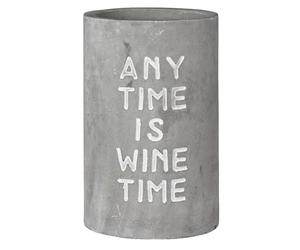 Vino concrete wine cooler "Any Time is Wine Time"