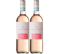 Vino Pomona Pinot Grigio Rosé DOC Delle Venezie, Veneto Italy 75cl, 11% ABV - Unoaked, Fresh Red-Berry Character, Great for Aperitif, Seafood & Salads (Pack of 2)