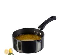 Vinod Hard Anodized Saucepan Without Lid, 1.7 Litre, 16 cm | Ideal for Boiling Milk, Making Tea, Heating Sauces | Easy to Clean | Gas Stove Compatible | Riveted Handle | 3.25 mm Thick
