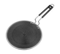 Vinod Platinum Triply Stainless Steel X Tawa of 25 cm Diameter with Honeycomb Pattern Design Inside | 25 cm Triply Tawa, Scratch Resistant, Food Safe & PFOA Free - (Induction Friendly)