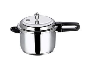 Vinod Pressure Cooker Stainless Steel, Outer Lid Induction Base Cooker,Indian, Sandwich Bottom, Cooking, Soups, and Rice Recipes, Quinoa (7 Litres)