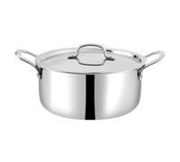 VINOD Smart TRIPLY Stainless Steel Casserole with LID (26 cm Diameter)