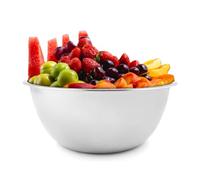 Vinod Stainless Steel Salad Mixing Bowl for Cake Mixing, Dough Kneading and Kitchen Metal Bowls for Baking & Marinating Egg Mixing, 22cm