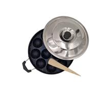 Vinod Zest World Class Non Stick Cookware Appam Patra with Lid 230mm Circumference