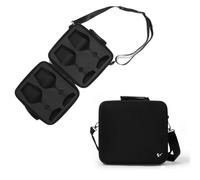 VINOPIE 2pcs Wine Glass Carrying Case Holder Carrier - Durable Travel Case with EVA Foam Inserts, Compatible with Riedel Fatto a Mano Pinot Noir Glasses (Not Affiliated, Glasses Not Included)