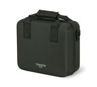 VINOPIE Classic Duo Essential - Wine Glass Travel Case for 2 Glasses | Woven Hardshell Carrier with Precision-Cut Multi-Fit EVA Foam Inserts. Fits Riedel. Glasses Not Included