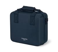VINOPIE Classic Duo Essential - Wine Glass Travel Case for 2 Glasses | Woven Hardshell Carrier with Precision-Cut Multi-Fit EVA Foam Inserts. Fits Riedel. Glasses Not Included