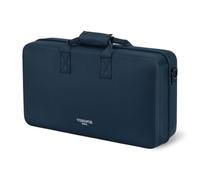 VINOPIE Classic Hybrid Essential - Wine Glass Travel Case for 4 Glasses | Woven Hardshell Carrier with Precision-Cut Multi-Fit EVA Foam Inserts. Fits Riedel. Glasses Not Included