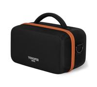 VINOPIE Mini Duo Essential - Stemless Wine Glass Travel Carrier for 2 Wine Glasses Woven Hardshell Case with Precision-Cut EVA Foam Inserts for Riedel O Series. Glasses Not Included