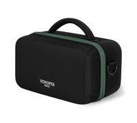 VINOPIE Mini Duo Essential - Wine Glass Travel Case for 2 Stemless Glasses | Woven Hardshell Carrier with Precision-Cut EVA Foam Inserts for Riedel O Series. Glasses Not Included