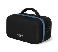 VINOPIE Mini Duo Essential - Wine Glass Travel Case for 2 Stemless Glasses | Woven Hardshell Carrier with Precision-Cut EVA Foam Inserts for Riedel O Series. Glasses Not Included