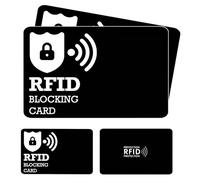 VINPAM RFID Blocking Card 2 Pack - Ultimate Wallet Defender, Ultra Thin Credit/Debit Card Protector & NFC Blocker for Wallets, Passport Holders, Card Cases
