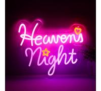 Vinray Game Neon Sign for Playroom Decor,Heaven's Night Led Lights for Man Cave Gaming Room Internet Bar or Bedroom Decoration.5V USB Powered,Easy Hanging.