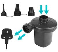 Vinsani® 240V Electric AC Air Pump for Paddling Pools Airbeds Inflatables - Black