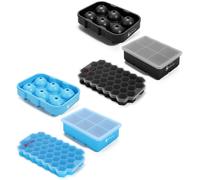 VINSANI 3 PACK SILICONE ICE TRAYS