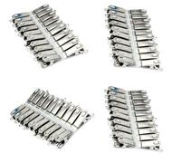 Vinsani ® Laundry Clothes Pegs Stainless Steel Spring-Loaded Metal Clip Strong Grip and Windproof Laundry Pegs Quality Non-Slip Clothes Pins for Home and Garden 4 Packs of 20