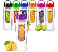 Vinsani 700ml Fruit Fuzer Infusion Infuser Water Bottle Infuser Aqua Hydration - BPA Free