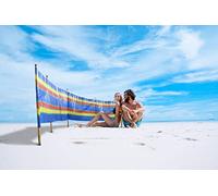 Vinsani® 8 Pole Windbreak Screen Sun Beach Shelter Camping 5ft High x 15ft Long