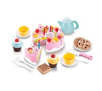 Vinsani Birthday Fruit Cake Kids Childrens Pretend Play Party Set 54Pc 6 Years +