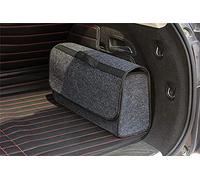 Vinsani Car Boot Organiser Bag Anti Slip Foldable for Boot Storage Case Tool Bag Carpet Solution Interior Declutter Tidy Bag Organisers Tools - Suitable for All Vehicles - Grey Large