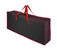 Vinsani Christmas Xmas Decoration Gift Wrap Fabric Storage Bag Large Waterproof Accesories Décor Organiser (83 x 35 x 14 cm) for Wrapping Paper Rolls, Tags & Bows (Black, 35 x 14 x 83)