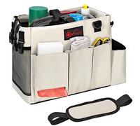 Vinsani Cleaning Caddy Storage Organizer with Handle & Adjustable Strap
