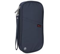 Vinsani Passport Holder & Document Organiser Family Travel Essentials Holiday Wallet Accessories Bag with RFID Blocking Multi-Passport Cover Case for Men Women Unisex - Navy Blue