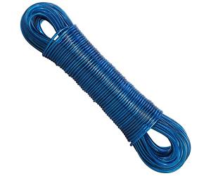 Vinsani Durable Strong Steel Washing Line Rope | 50M /164ft - Blue | Thick Heavy-Duty Laundry Clothes Line Outdoor Indoor Clothesline | Rot, Mould & Weather Resistant | Lifelong Guarantee