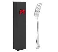 Vinsani Engraved Fork I Forking Love You - Stainless Steel Funny Romantic Fork with Luxury Black Box - Valentine’s Day Gift for Him or Her, Perfect Gifts for Valentine's Day