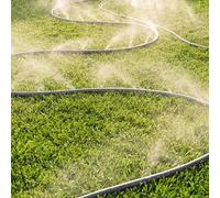 Vinsani Garden Sprinkler Hose | Outdoor Waterpark Style Cooling Spray System with Adjustable Valve, PE Leak-Proof Tube & Fixing Straps | Fun Summer Backyard Water Play (10M / 32ft)