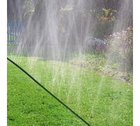 Vinsani Garden Sprinkler Hose | Outdoor Waterpark Style Cooling Spray System with Adjustable Valve, PE Leak-Proof Tube & Fixing Straps | Fun Summer Backyard Water Play (15M / 49ft)