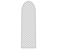 Vinsani Modern Extra Large Universal Fit Printed Ironing Board Cover Quicker & Easier Ironing 3mm Foam Layer 100% Cotton Easy Fit with Shrink Rope 135 x 46 cm - Speckles (Iron Board not included)