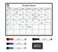 Vinsani Monthly Magnetic Memo Notes Whiteboard for Home Office Task A3
