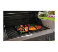 Vinsani 8PC Non-Stick BBQ Grill Mat(40 x 33 cm)-Universal Barbeque Baking Oven Liners Reusable and Dishwasher Safe Indoor Outdoor BBQ Cooking Mats for Charcoal Electric Gas Grill Kitchen Ovens - Black