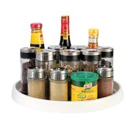 Vinsani Round Turntable Organizer Multifunctional Non-Slip Spice Rack Kitchen Storage Lazy Susan for Pantry, Cupboards, Kitchen Cabinets, Fridge, Makeup & Craft Accessories Holder (Large)
