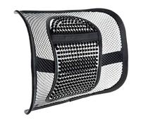 Vinsani® Super Comfort Mesh Lumbar Back Seat Sitting Support System with Massage Nodes - Pain Relief for Office Chair Seat with Elasticated Positioning Strap