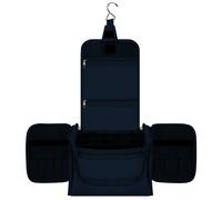 Vinsani Premium Toiletry Bag Large Capacity Many Compartments Hygiene Wash Bag Bathroom Shower Portable Hanging Travel Organiser for Men & Women Waterproof Cosmetic Makeup Toiletries - Navy