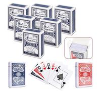Vinsani Traditional Motorbike Poker Casino Plastic Coated Playing Cards Decks (2 / 4 / 6 / 12)