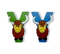 Vinsani Wooden Letters, ABC Alphabet Learning Toys, Self Adhesive, (Y)