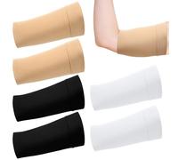 Vinsatin 6 Pcs PICC Line Sleeve Cover PICC Line Shower Cover Fashionable Breathable Upper Arm Sleeves for Women Men, Multicolor, S