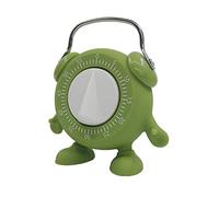 Vinseen Timer, for Kitchen Baking Teaching Cooking Egg Potty Training for Kids Cute 60 Mins Twist Wind-Up Mechanical Timer with Ring Alert, No Battery (Green)