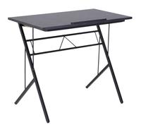 Vinsetto Adjustable Height Drawing Table Writing Workstation Art Drawing Drafting Board Craft Table with Tiltable Tabletop Black 90L x 50W x 76-116.5H cm