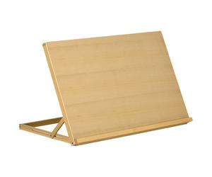 Vinsetto Desktop Table Easel Craft Workstation, Adjustable Beechwood A3 Table Top Easel, Portable Folding Artist Drawing & Sketching Board Aosom UK