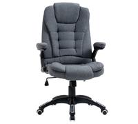 Vinsetto Ergonomic Office Chair Comfortable Desk Chair with Armrests Adjustable Height Reclining and Tilt Function Dark Grey