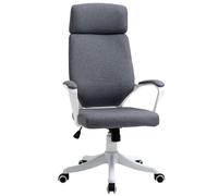 Vinsetto Ergonomic Office Chair, High-Back, Adjustable Height, Enhanced Lumbar Support, 360° Swivel, Cat Scratch Resistant Aosom UK